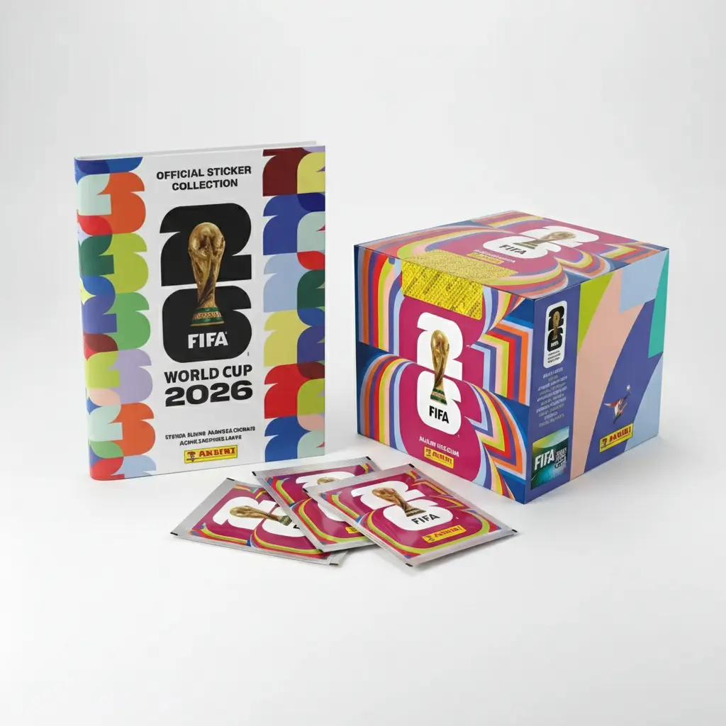 Álbum copa do mundo 2026 | Oficial Panini | 1 Álbum e 1 pacote de Figuras